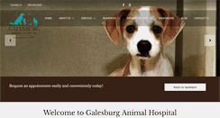 Desktop Screenshot of galesburganimalhospital.com